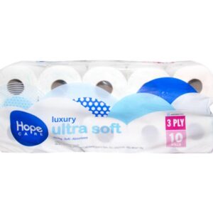hope care toilet paper 3ply/10pcs/pack