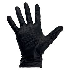 karen gloves nitrile black powder free x100 m