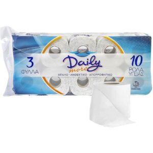 Decodaily Toilet Paper 3ply/10pcs/pack