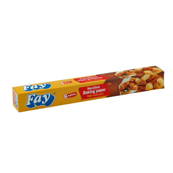 FAY baking paper 38cm X 8m in box with cutter