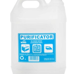 WIND De-ionised Water ironing, car batteries etc